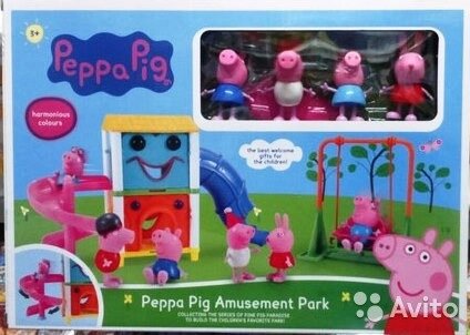 Свинка Пеппа Парк развлечений, набор (не оригинал) от компании Каркуша - фото 1