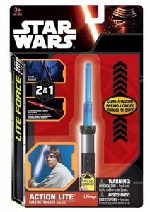 Tech4Kids 39328 Фонарик 2 в 1 (Голубая лампа) Star Wars-Skywalker