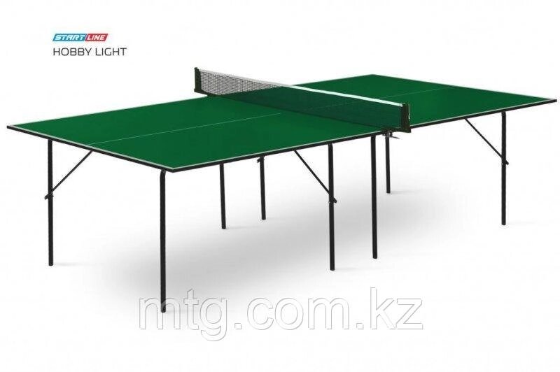 Теннисный стол для помещений "Start line Hobby Light Indoor" (273 х 152,5 х 76 см) без сетки, без колес от компании Каркуша - фото 1
