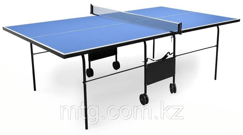 Теннисный стол всепогодный "Standard II Outdoor" (274 х 152,5 х 76 см, синий) от компании Каркуша - фото 1