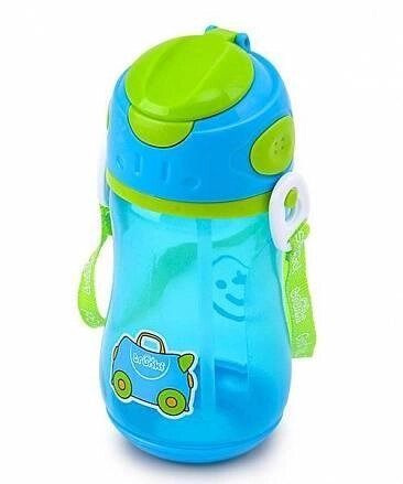 Trunki 0294-GB01 Бутылочка для воды, голубая от компании Каркуша - фото 1