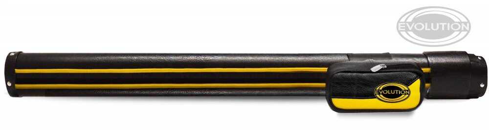 Тубус на 1 кий Evolution CLUB (1 карман) (черный/желтый) от компании Каркуша - фото 1