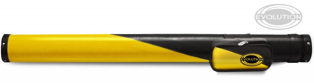 Тубус на 1 кий Evolution DUO (1 карман) (черный/желтый) от компании Каркуша - фото 1