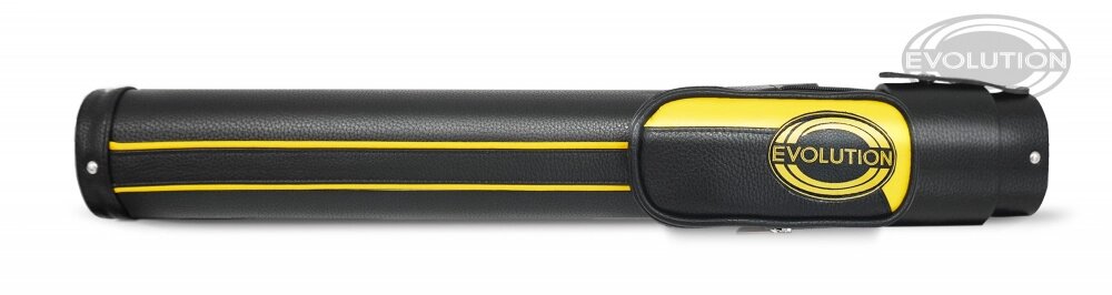 Тубус на 3-х составной кий Evolution CLUB (1 карман) (черный/желтый) от компании Каркуша - фото 1