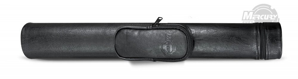 Тубус на 3-х составной кий Меркури с карманом (черный) от компании Каркуша - фото 1