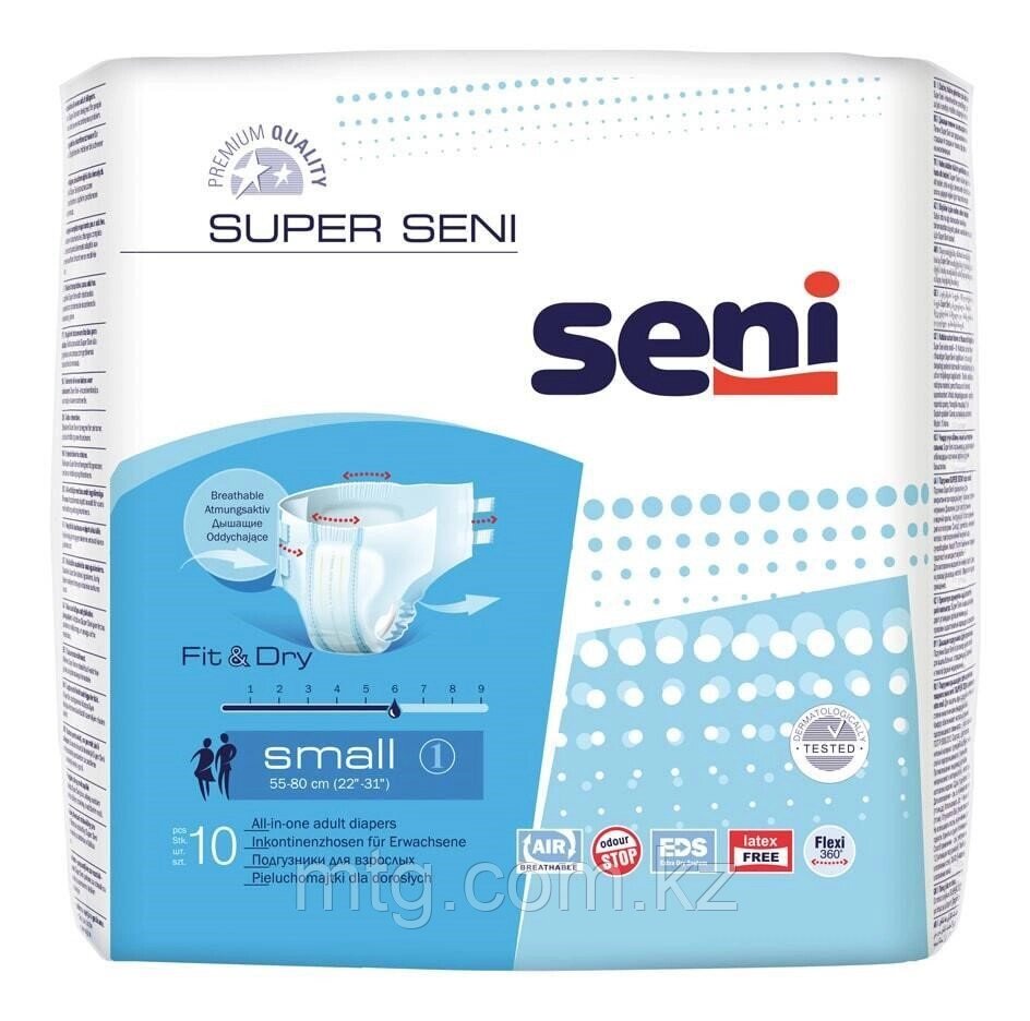 Урологические подгузники Super Seni Medium 30 шт. от компании Каркуша - фото 1