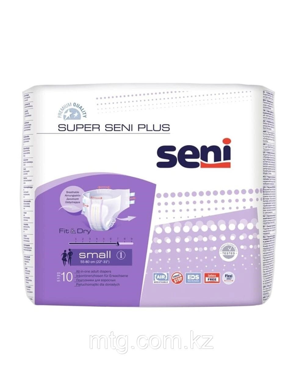 Урологические подгузники Super Seni Plus Medium 30 шт. от компании Каркуша - фото 1