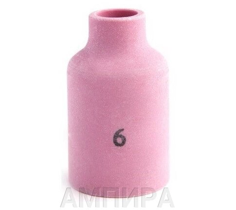 Сопло керамич. (ГАЗ ЛИНЗА) №6 d=9.5mm (WP-17-18-26) L=42mm от компании АМПИРА - фото 1