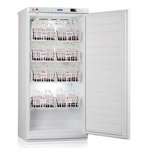 Холодильник для хранения крови V=250л, ХК-250-1 (2+6С, 607х600х1300 мм) с мет. дверью и замком ПОЗИС