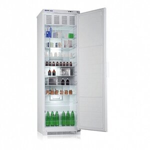 Холодильник фармацевтический V=400л, ХФ-400-2 (2+15, 607х600х1950мм) с мет. дверью и замком
