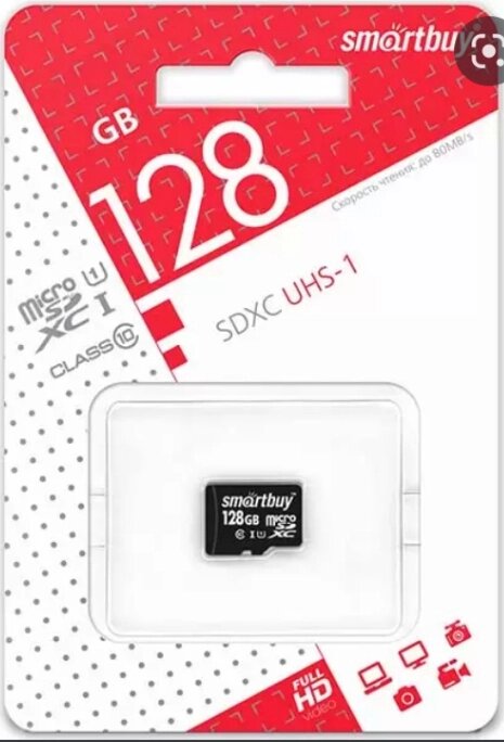 128гб. Micro SDHC класс 10 ухс-1 карта памяти оригинал от компании ИП Флешки Алматы - фото 1