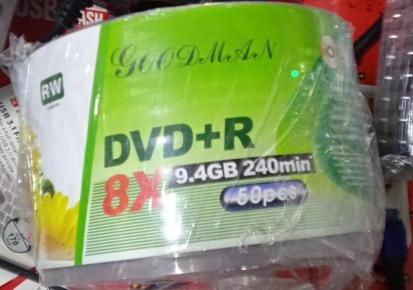 Dvd-R Гудман 9,4 gb 50 шт упаковке. от компании ИП Флешки Алматы - фото 1