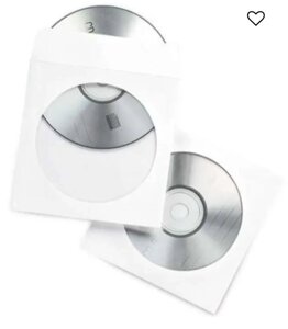 Конверты бумажные на 1 диск СД и Двд