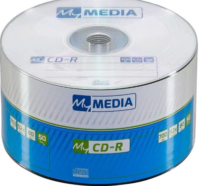 MyMedia Сd-R 700м 52х (50упак) от компании ИП Флешки Алматы - фото 1