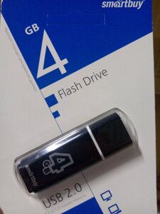 USB flash drive Smartbuy 4 gb glossy