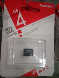 4гб Micro SDHC smartbay класс 10 ухс-1 карта памяти оригинал