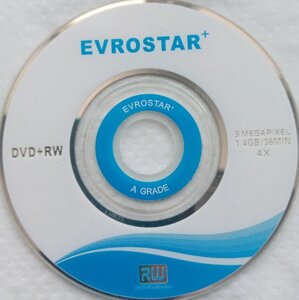 Mini Dvd+Rw 1,4 gb 36 min. диски Evrostar