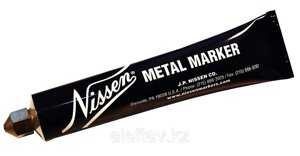 Маркер по металлу Nissen MMWHM1/8 " с металлическим шариковым наконечником, чёрный