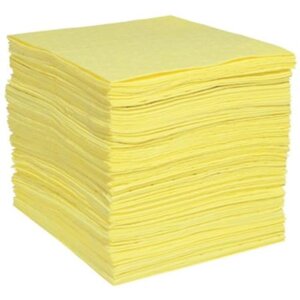 Салфетки HazMat FineFiber, желтые, 15 x 19 дюймов, 100 шт. комплект (YPF100H)