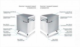 Комплект торцевой для линии раздачи "HOT-LINE"левый)