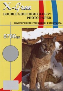 A4 CL160DL X-GREE (100л) double SEMI-glossy COLOR LASER PAPER (160гр.)