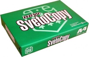 Бумага А4, SvetoCopy 80 г/м2, класс С, 500л, белизна 146 CIE, Яркость 96%