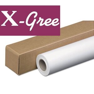 Бумага рулонная X-Gree Self-Adhesive самоклеящаяся глянцевая 24"610мм*30м*50мм) 120 г/м2
