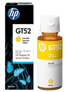 Чернила HP GT52 для InkTank 110/115/310/319/410/415/419 DJ 5810/5820 M0H56AE Yellow / Желтый ink bottle 70ml