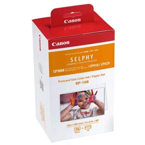 Фотобумага selphy PAPER RP-108 для selphy CP820, CP910, CP1000, CP1200 и CP1300 canon