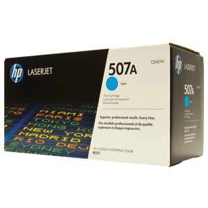 Картридж 507A Cyan HP Cartridge for Color LaserJet 6000 стр
