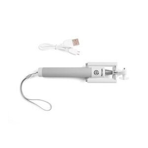 Монопод для селфи, Deluxe, DLS-100W, Bluetooth, Длина до 0,8 м, Крепление для телефона, Пластик, Алю