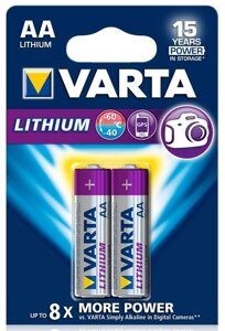 Prof Фото литиевая батарейка 1.5V-LR6/АА (2шт)