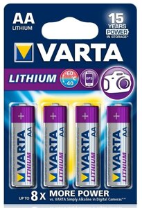 Prof Фото литиевая батарейка 1.5V-LR6/АА (4шт)