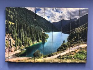 Картина «Большое Алматинское озеро (БАО)6090 см