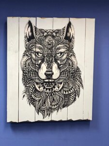 Картина «Волк» 5060 см