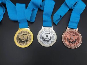 Спортивные медали заготовки с лентой