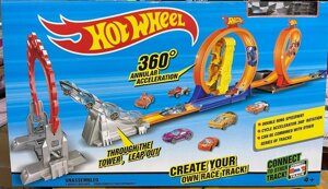 Автотрек Hot Wheel Даблл Ринг Спидвей (Double Ring Speedway) с мертвой петлей