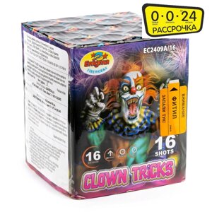 Батарея салютов CLOWN tricks PINK EC2409A 16 залпов