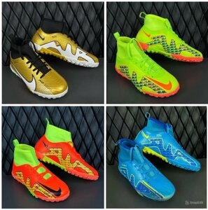 Бутсы футбольные сороконожки Nike AIR ZOOM 2407 размеры 32-37