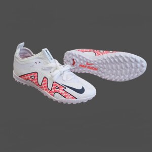 Бутсы футбольные сороконожки Nike AIR ZOOM FS131 белые