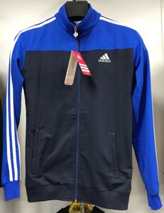 Костюм спортивный мужской Adidas черный-синий/черный