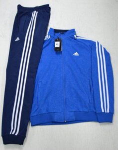 Костюм спортивный мужской Adidas голубой/синий/белый