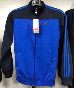 Костюм спортивный мужской Adidas синий-черный/черный