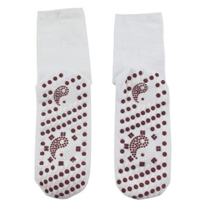 Лечебные носки с турмалином белые