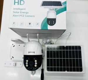 Уличная поворотная IP-камера с солнечной батареей, 4G, SIM-карта, день/ночь, с Ptz управлением 1080P