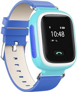 Умные детские часы с GPS Smart Baby Watch Q60 голубые