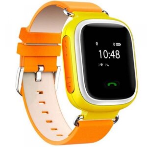 Умные детские часы с GPS Smart Baby Watch Q60 оранжевые