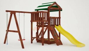 Детская игровая площадка Савушка Мастер 1 (Махагон) Plus (горка 3 метра)