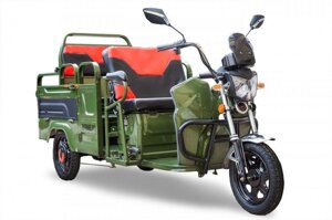 Грузовой электрический трицикл Rutrike Вояж-П 1200 Трансформер 60V800W 1 (Зеленый-1963)