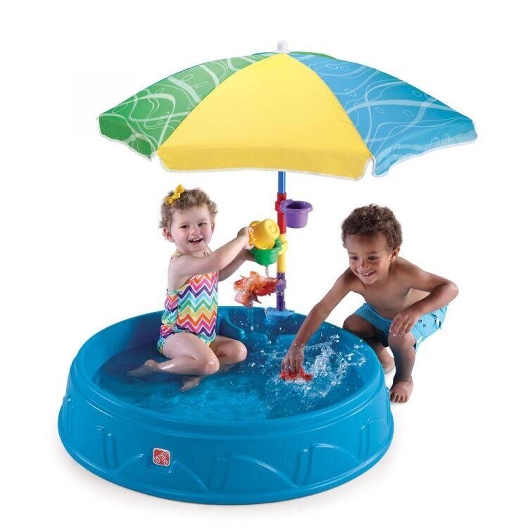 Бассейн для малышей с зонтиком Step2 716000 - обзор
